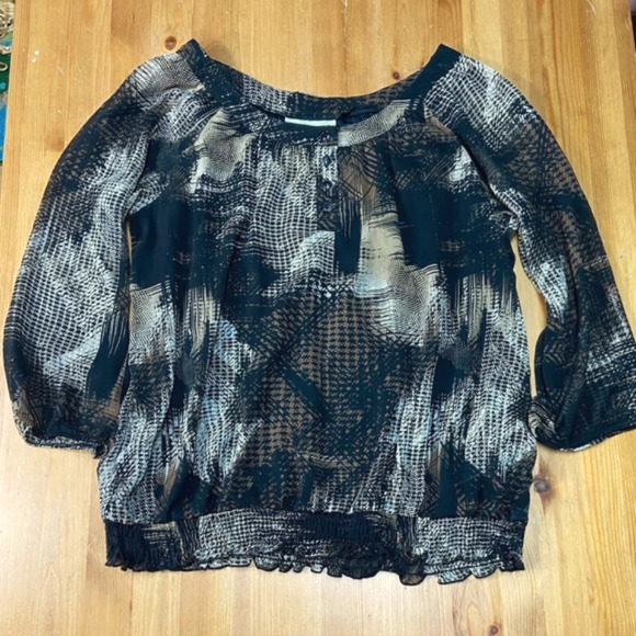 Daniel Laurent Blouse w/ 3/4 Sleeve - Picture 1 of 9